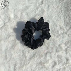 SOFT BLUE - Silk Scrunchies - Aimz.pk
