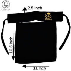 Pack Of 2 - Embroidery "SAUDIA" Niqabs With Free DC - Aimz.pk