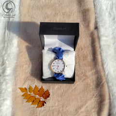 Soft Blue - Scrunchie Watch With Free Delivery - Aimz.pk