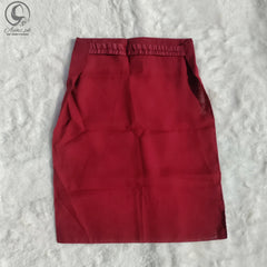 MAROON - Elastic Niqab - Aimz.pk