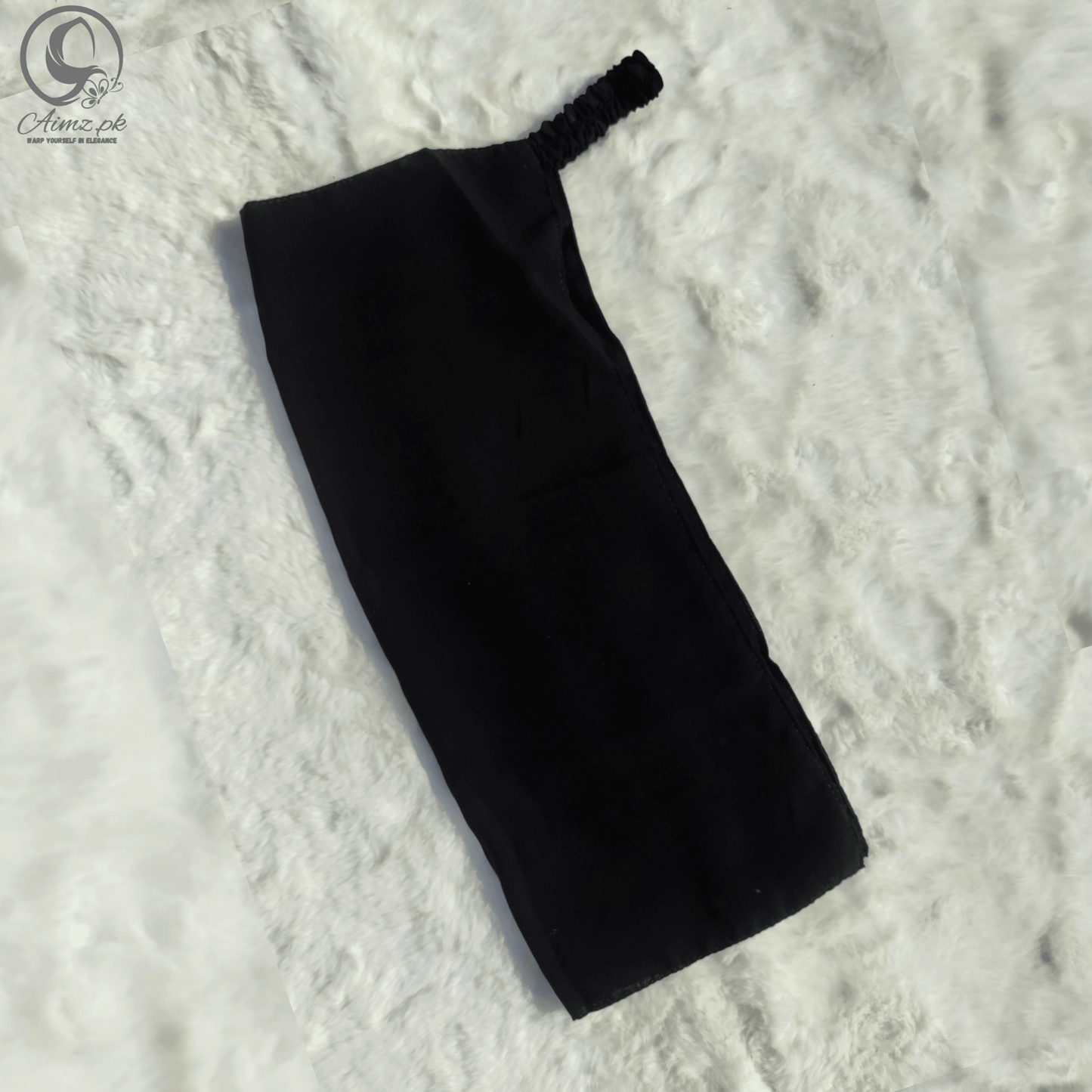 MAROON - Elastic Niqab - Aimz.pk