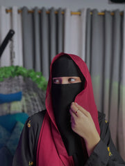SHORT - Saudi Niqab With Bukram