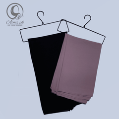 Georgette-Bundle Of 2 Hijabs - Aimz.pk