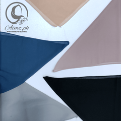 Georgette-Bundle of 5 Hijabs - Aimz.pk